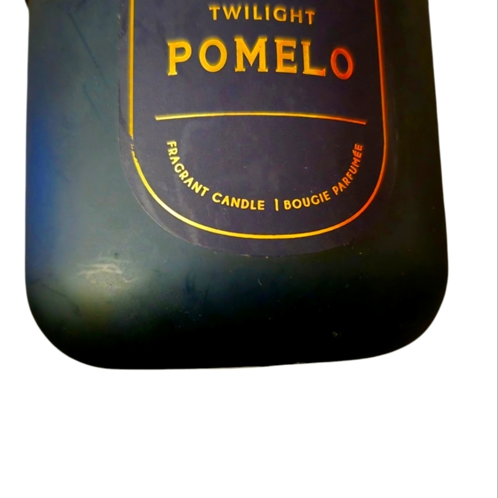 Twilight Pomelo Scented Jar Blue Wax Candle With 2 Wicks  12.5oz Brand New - Picture 5 of 8